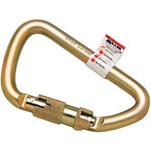 Miller® Carabiners - 400 lbs, Steel, Aluminum, 1"