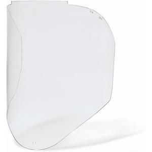 Bionic™ Replacement Faceshield - 8-1/2", 16-1/2", 0.06", Polycarbonate, Clear, Meets/Exceeds CSA Z94.3/ANSI Z87+, Clear anti-fog hardcoat