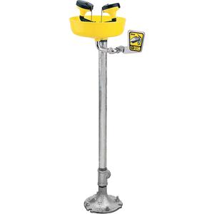 Eyewash Station - Pedestal, Plastic, 10.8" Dia. Bowl