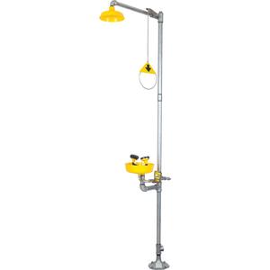 Combination Shower Eye/Face Wash - Unmounted, Shower/Eye/Face, Plastic