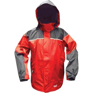 Tempest Classic Outerwear - Jacket - Polyester/PVC, Small, Red/Charcoal