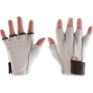 Anti-Impact Waffle Pad Gloves - Left - Medium, Large, Hook & Loop, Grain Leather