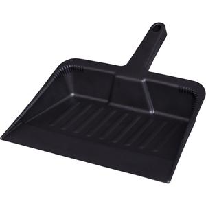 Utility Dust Pan - Plastic, 4", 12", 12", Black