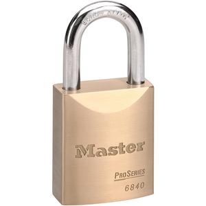 Pro Series® Padlock - Security Padlock, 1-3/4", 5/16", 1-3/16", 1-3/16", Brass Coating, Steel, Silver, Keyed Different, 29/32"