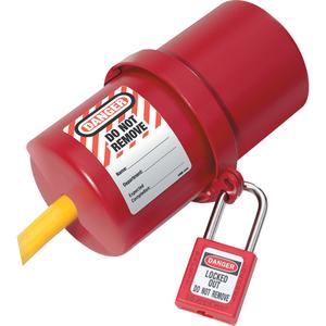 Rotating Lockouts - Plug, 3" - 6", 3/4", Most 220 and 550 Volt