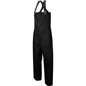 SBR Vulcan Rain Pants - Rubber, 2X-Large, Black, 0.40 mm, Bib Pants
