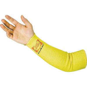 Sleeves - 10", 18", ANSI/ISEA 105 Level 3, Yellow, Kevlar®, Without Thumb Hole, Double ply, regular fit