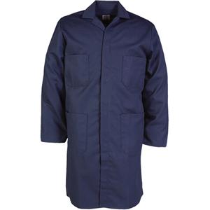 100% Cotton Shop Coats - Cotton, 34, 36, 38, 40, 42, 44, 46, 48, 50, 52, Navy Blue