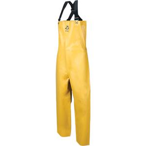 Neo-Slick Chemical & Acid Resistant Rain Pants - Neoprene, 2X-Large, Yellow, 0.38 mm