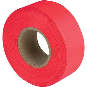 Flagging Tape - Fluorescent Red, 1.1875", 150'