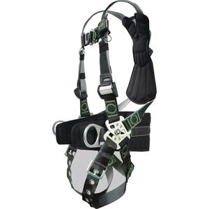 Miller® Revolution™ Harnesses - Work Positioning/Fall Arrest, AP, 400 lbs., Universal, Back, Tongue Buckle, Tongue Buckle, No