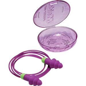 Rockets® Reusable Earplugs - Corded, 27, One-Size, Meets/Exceeds CSA Class AL, Bulk - Plastic Case, 50, Vinyl Corded, Box