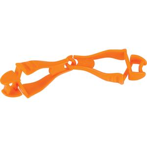 Squids 3400 Glove Clip Holder with Dual Clips - Orange, Glove Clip, 26 lbs. (11.8 kg), 6