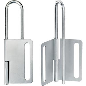 Safety Lockout Hasps - 8, Silver, 1/4", 3"