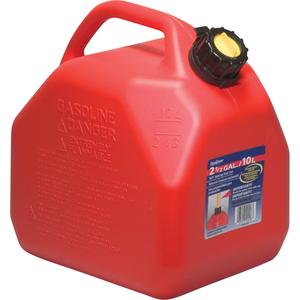 Jerry Cans - 2.5 US gal./10 L, Red, ULC/CSA Compliant, Gasoline