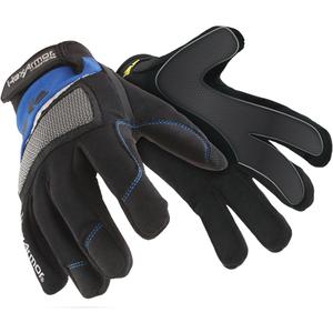 Mechanics+ 4018 Gloves - Large/9, Small/7, Medium/8, X-Large/10, 2X-Large/11, Non-Knit, SuperFabric®, Not Coated, ANSI/ISEA 105 Level 5, EN 388 Level 4/ANSI/ISEA 105 Level 6, EN 388 Level 2, EN 388 Level 2/ANSI/ISEA 105 Level 3