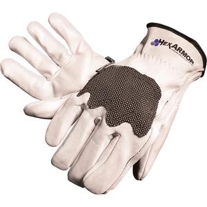 Steel Leather® III 5033 Gloves - Large/9, Small/7, Medium/8, X-Large/10, 2X-Large/11, Non-Knit, SuperFabric®, Not Coated, ANSI/ISEA 105 Level 5, EN 388 Level 4/ANSI/ISEA 105 Level 6, EN 388 Level 2, EN 388 Level 3/ANSI/ISEA 105 Level 4