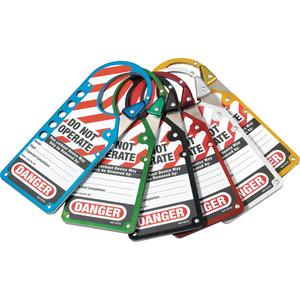 Labeled Snap-on Hasps - 5, Silver