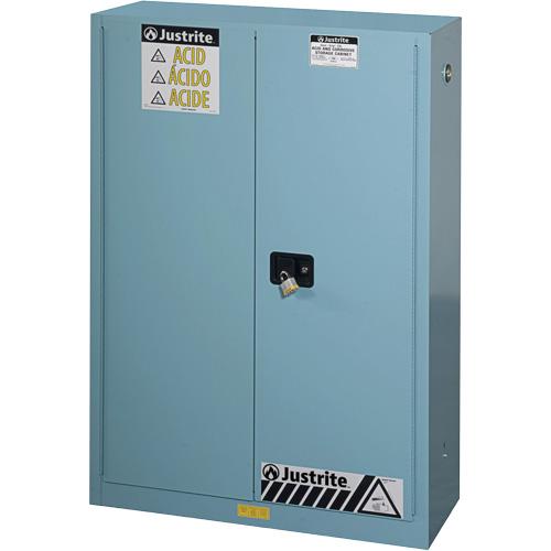 Sure-Grip® Ex Acid/Corrosive Storage Cabinets - 45 gal., 43", 18", 65", 2, 2, Manual, FM, 2