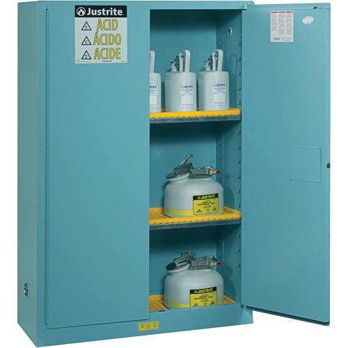 Sure-Grip® Ex Acid/Corrosive Storage Cabinets - 45 gal., 43", 18", 65", 2, 2, Manual, FM, 2 - Image 3