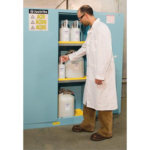 Sure-Grip® Ex Acid/Corrosive Storage Cabinets - 45 gal., 43", 18", 65", 2, 2, Manual, FM, 2 - Image 5