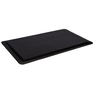 Ergo-Ease™ Mats - 2', 3', 5', 10', 7/8", Black, Rubber/Sponge, Dry, Solid, Ribbed