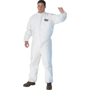 Kleenguard™ A30 Coveralls - SMS, Medium, Large, X-Large, 2X-Large, 3X-Large, 4X-Large, White, 25