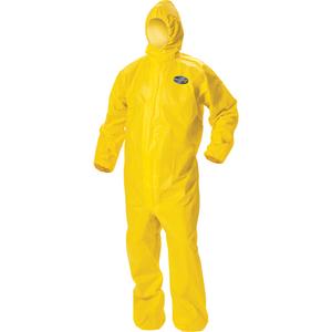Kleenguard™ A70 Coveralls - Polypropylene, Medium, Large, X-Large, 2X-Large, 3X-Large, 4X-Large, Yellow, 12