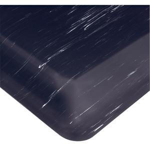 UltraSoft Tile-Top AM No. 419 Anti-Microbial Mats - 2', 3', 60', 7/8", Charcoal, PVC Sponge, Dry, Solid Mat, Smooth, Anti-Microbial Mat, Smooth Pattern, 4 Years