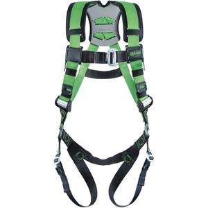 Miller® Revolution™ Construction Harnesses - Work Positioning/Fall Arrest, AP, 400 lbs., Universal, Back - Side, Tongue Buckle, Tongue Buckle, Type 10 Webbing