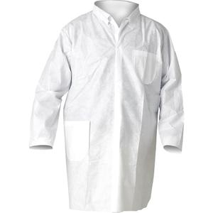 KleenGuard™ A20 Lab Coats - SMS, Medium, Large, X-Large, White, 25
