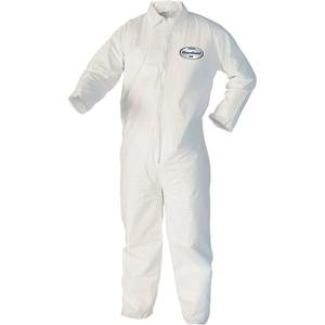 Kleenguard™ A40 Coveralls - Polypropylene, Medium, Large, X-Large, 2X-Large, 3X-Large, 4X-Large, White, Coverall, 25