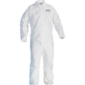 Kleenguard™ A40 Coveralls - Microporous, Medium, Large, X-Large, 2X-Large, 3X-Large, 4X-Large, White, Coverall