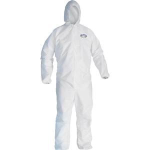 Kleenguard™ A40 Coveralls - Microporous, Medium, Large, X-Large, 2X-Large, 3X-Large, 4X-Large, White, Coverall, 25