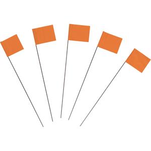 Marking Flags - Fluorescent Orange, 21"