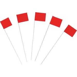 Marking Flags - Red, 21"