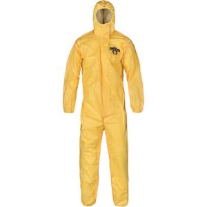 ChemMax™ 1 Coveralls - Yellow, Small, Medium, Large, X-Large, 2X-Large, 3X-Large, 4X-Large, Each, 25