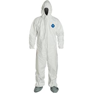 Coveralls - Tyvek® 400, 2X-Large, 5X-Large, 6X-Large, White, 25, Coverall