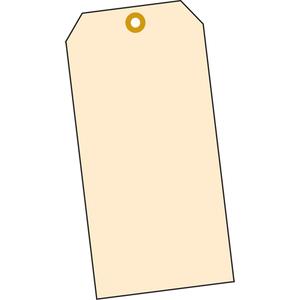 Manila Blank Tags - Cardstock, Wire, Package, 1, 100, Package