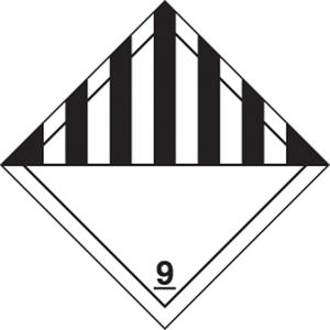 TDG Shipping Labels - 9, Miscellaneous Dangerous Goods, Paper, 4", 4"