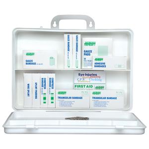 Regulation First Aid Kits - SEC. 9, 6 - 15 WORKERS, Metal Box, Unitized, Class 1