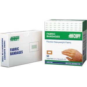 Bandages - Rectangular/Square, 3", 2", Fabric, Non-Sterile, Class 1, Heavyweight, 12, Box