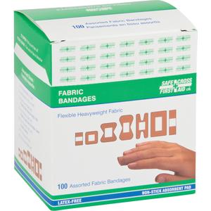 Bandages - Assorted, Assorted, Assorted, Fabric, Sterile, Class 1, 100, Box