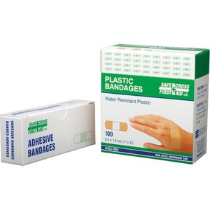 Bandages - Rectangular/Square, 3", 1", Plastic, Sterile, Class 1, 100, Box