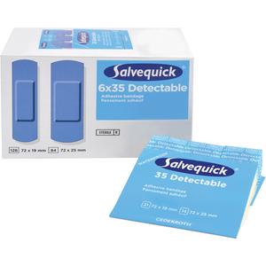 Salvequick® Bandage Dispensing Systems Refills - Rectangular/Square, Assorted, Assorted, Plastic Metal Detectable, Sterile, Class 1, 210, Box