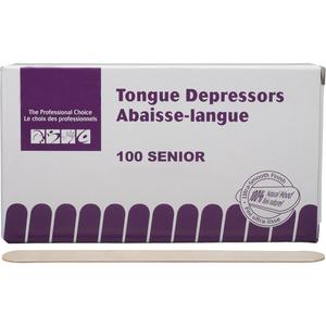Tongue Depressors - Tongue Depressor, Class 1, Senior, 3/4" x 6", 100, Box