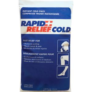 Rapid Relief® Instant Chill Pack - Cold, Single Use, Class 1, Large, packaged each, 9", 6"