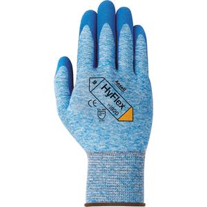 Hyflex® 11-920 Gloves - X-Small/6, Small/7, Medium/8, Large/9, X-Large/10, 2X-Large/11, 15, Nylon, Nitrile, Dipped Palm, Unlined, Rough, Pair, 144, Knit