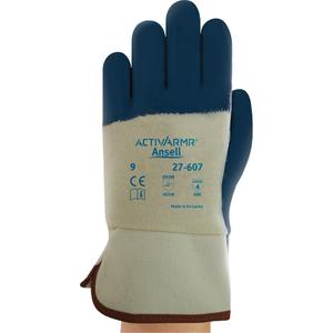 ActivArmr® Hycron® 27-602 Coated Gloves - 8, Cotton, Nitrile, Dipped Palm, Unlined, EN 388 Level 4, EN 388 Level 2, EN 388 Level 2, EN 388 Level 1