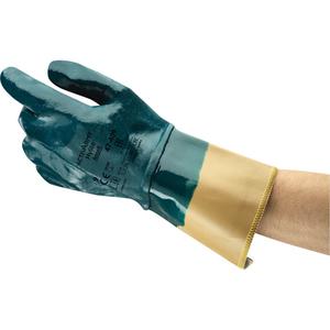 ActivArmr® 47-409 Coated Gloves - 9, Cotton, Nitrile, Full Dip, Unlined, Nitragold™, Blue, EN 388 Level 3 & ANSI Level 4, EN 388 Level 1, EN 388 Level A, & ANSI Level A1